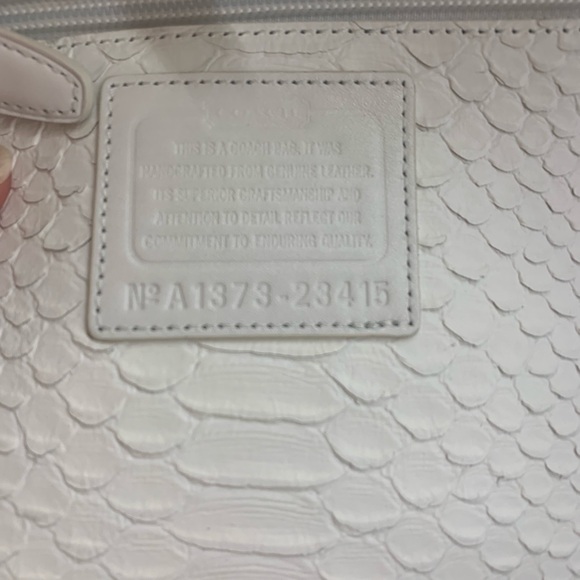 Rare! Coach Legacy Candace Python carryall - Picture 5 of 8